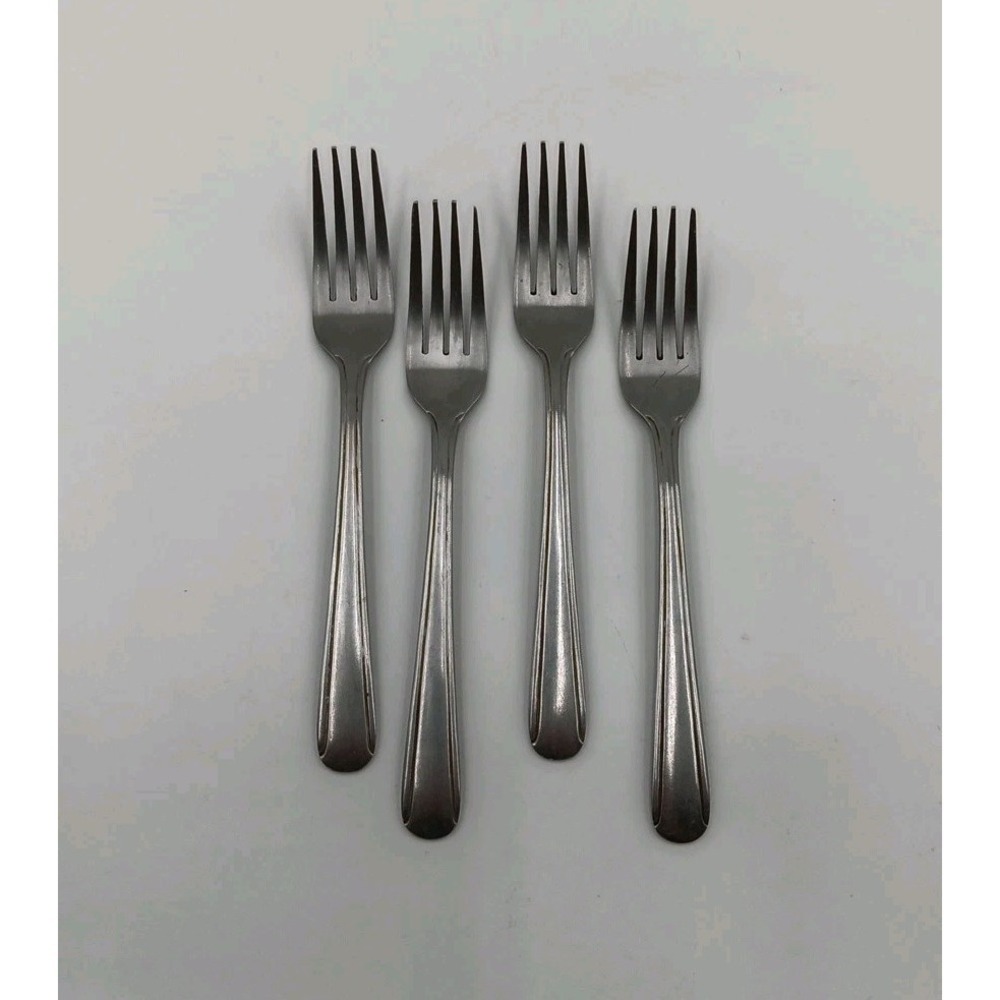 4 Halco‎ Stainless Steel Salad Forks Halco Leonard Patter Made in Japan - Picture 2 of 3